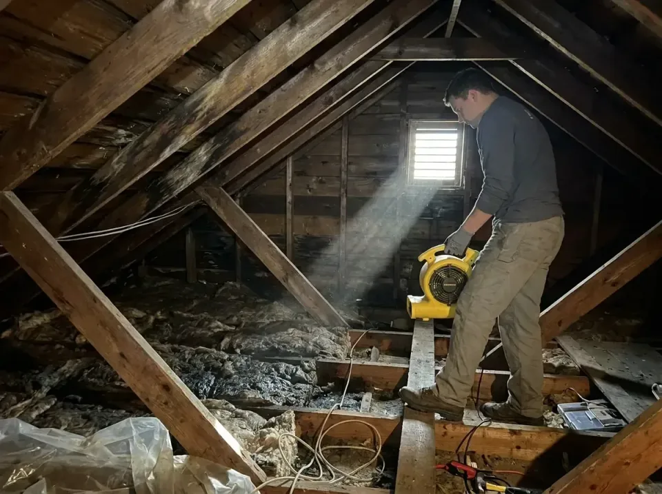 attic-water-damage-drying-proc-007 — frequently asked questions, Emergency Water Extraction & 24/7 Flood Response in Steambo…